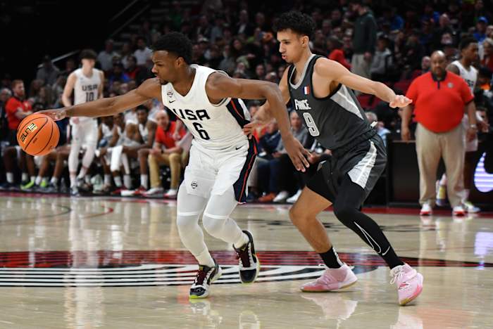 Nike Hoop Summit men's game April 8 2023 Taylor Balkom 36